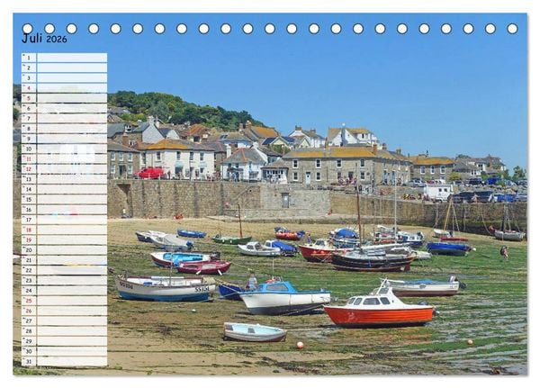 Produktbild: Cornwall. Terminkalender (Tischkalender 2026 DIN A5 quer), CALVENDO Monatskalender