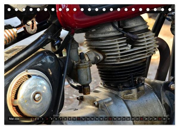 Produktbild: BMW R26 (Tischkalender 2025 DIN A5 quer), CALVENDO Monatskalender
