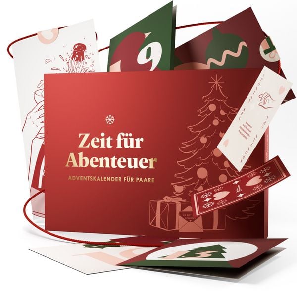 Produktbild: Time Treasures Adventskalender f&uuml;r Paare: Zeit f&uuml;r Abenteuer