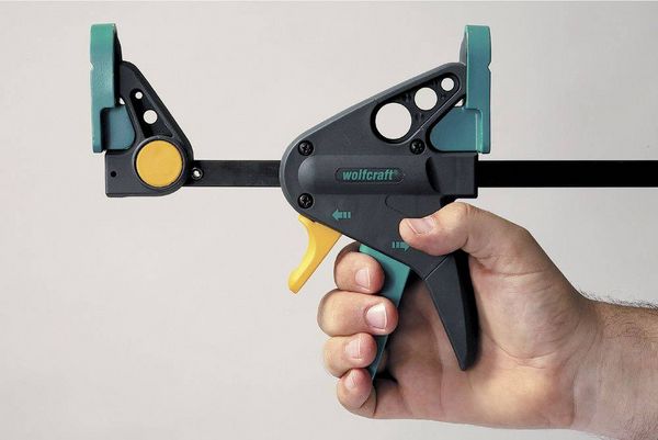 Produktbild: Wolfcraft 3457000 Einhandzwinge Spann-Weite (max.):300mm Ausladungs-Ma&szlig;e:65mm
