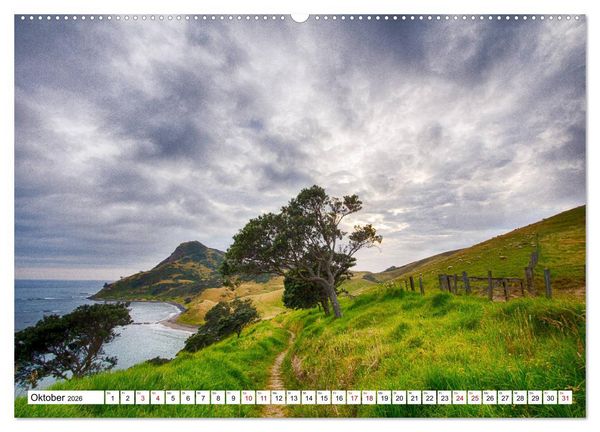 Produktbild: Neuseeland - Die sch&ouml;nsten Orte am anderen Ende der Welt (hochwertiger Premium Wandkalender 2026 DIN A2 quer), Kunstdruck in Hochglanz