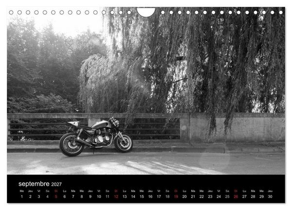 Produktbild: Une moto de caract&egrave;re (Calendrier mural 2027 DIN A4 vertical), CALVENDO calendrier mensuel