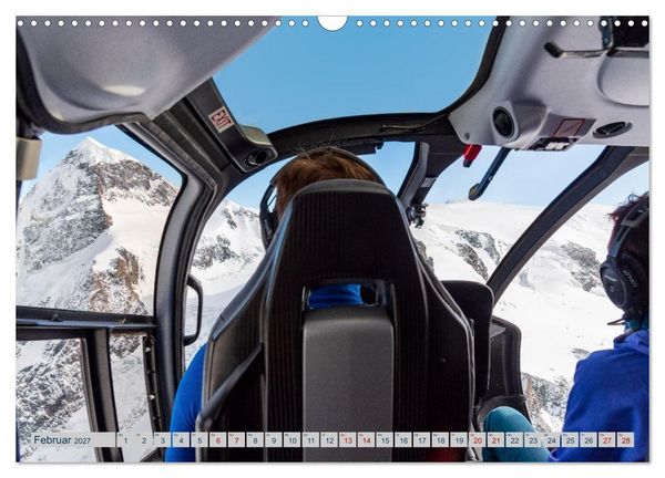 Produktbild: Eine Helireise ums Matterhorn (Wandkalender 2027 DIN A3 quer), CALVENDO Monatskalender