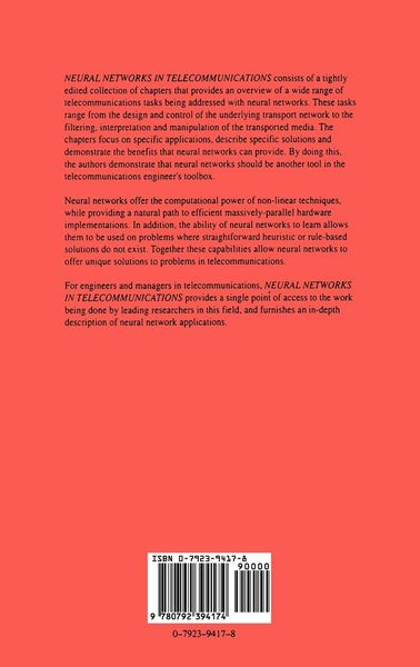 Produktbild: Neural Networks in Telecommunications