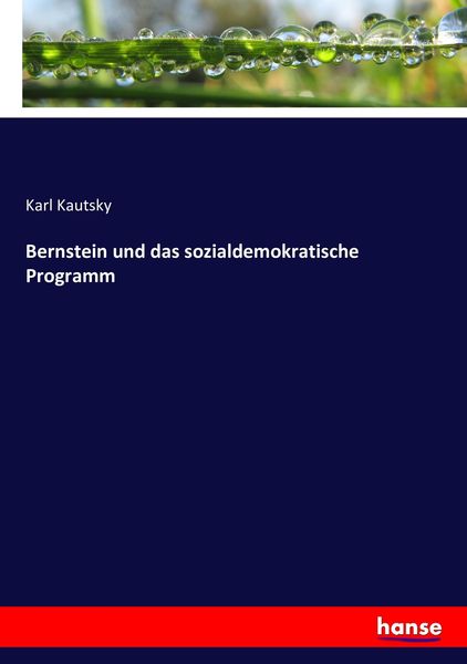 Produktbild: Bernstein und das sozialdemokratische Programm