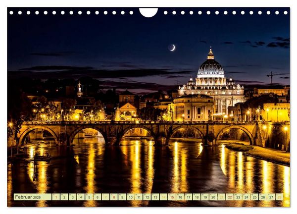 Produktbild: St&auml;dte der Welt - Skylines in der Nacht (Wandkalender 2026 DIN A4 quer), CALVENDO Monatskalender