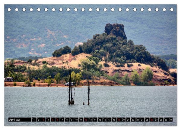 Produktbild: Lac du Salagou - Ein Kleinod im S&uuml;dwesten Frankreichs (Tischkalender 2026 DIN A5 quer), CALVENDO Monatskalender
