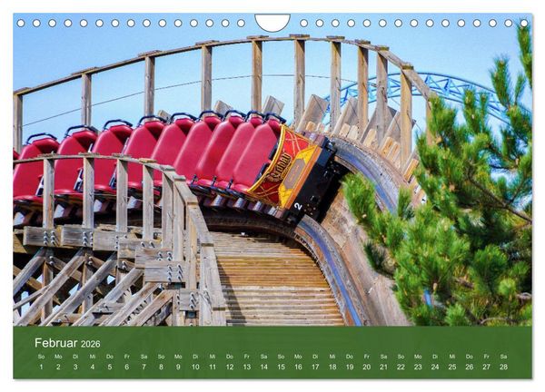 Produktbild: Abenteuer Achterbahn (Wandkalender 2026 DIN A4 quer), CALVENDO Monatskalender