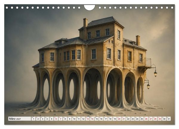 Produktbild: Fantastische Illusionen - Mystischer Kunstkalender (Wandkalender 2027 DIN A4 quer), CALVENDO Monatskalender