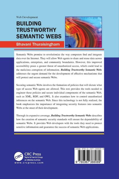 Produktbild: Building Trustworthy Semantic Webs