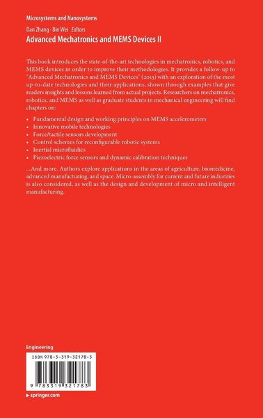 Produktbild: Advanced Mechatronics and MEMS Devices II