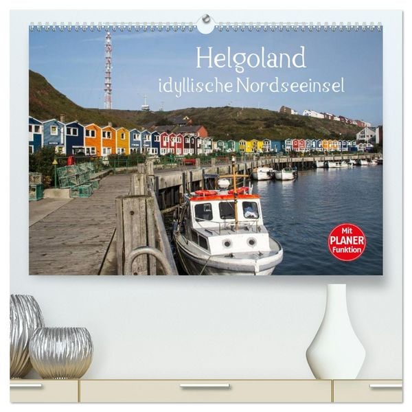 Helgoland - idyllische Nordseeinsel (hochwertiger Premium Wandkalender 2026 DIN A2 quer), Kunstdruck in Hochglanz
