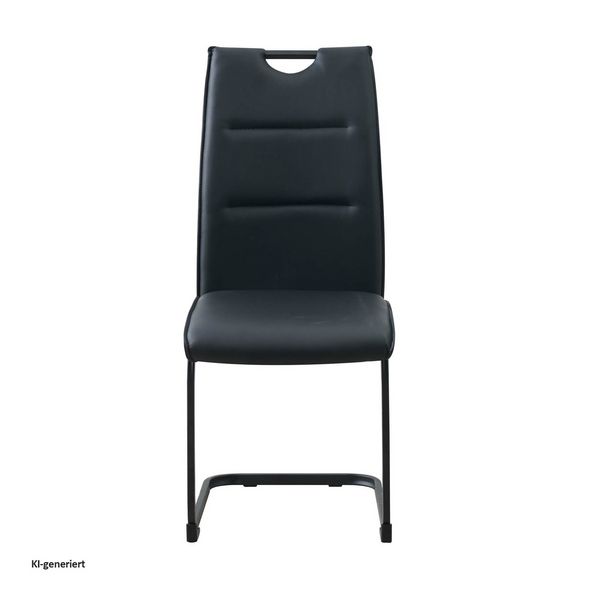 Produktbild: HTI-Living Schwingstuhl 2er Set PU schwarz DannyP Schwingstuhl 2er Set PU schwarz DannyP
