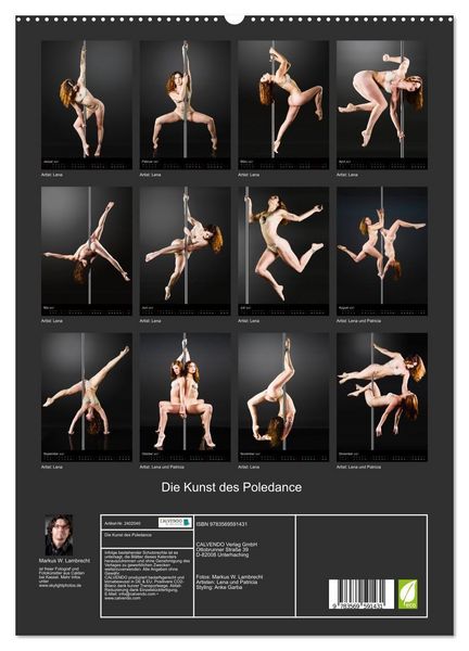 Produktbild: Die Kunst des Poledance (hochwertiger Premium Wandkalender 2027 DIN A2 hoch), Kunstdruck in Hochglanz
