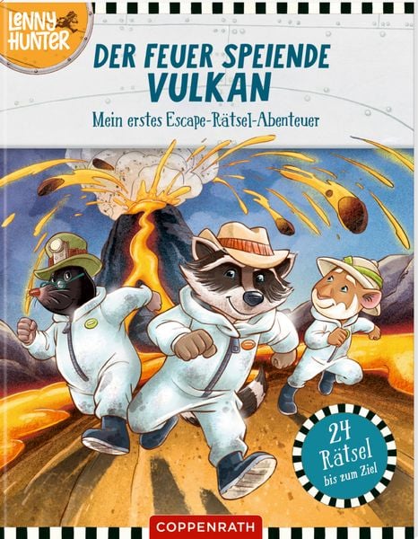 Produktbild: Escape-R&auml;tsel-Ab.: Der Feuer speiende Vulkan - Lenny Hunter