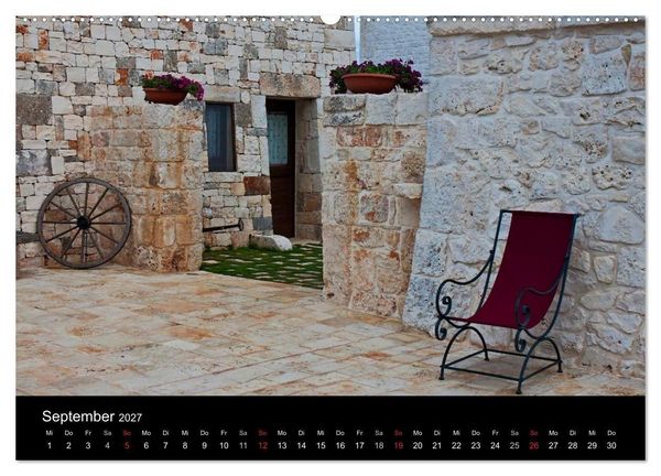Produktbild: Apulien (Wandkalender 2027 DIN A2 quer), CALVENDO Monatskalender
