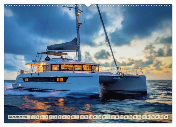 Produktbild: Katamaran-Welten (hochwertiger Premium Wandkalender 2027 DIN A2 quer), Kunstdruck in Hochglanz