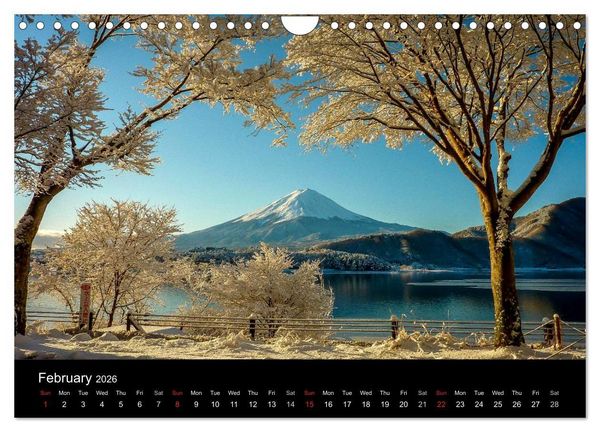 Produktbild: Mt. Fuji 2026 (Wall Calendar 2026 DIN A4 landscape), CALVENDO 12 Month Wall Calendar