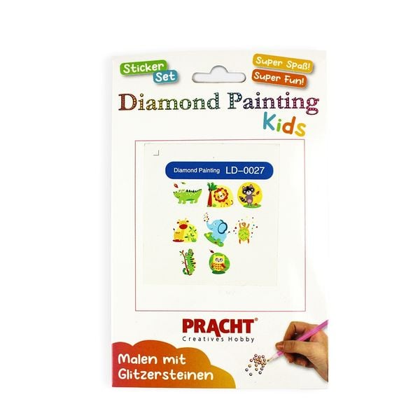 Produktbild: Diamond Painting Sticker Tiere 8 St&uuml;ck