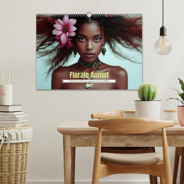 Produktbild: Florale Anmut (Wandkalender 2027 DIN A3 quer), CALVENDO Monatskalender