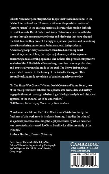Produktbild: The Tokyo War Crimes Tribunal