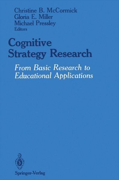 Produktbild: Cognitive Strategy Research