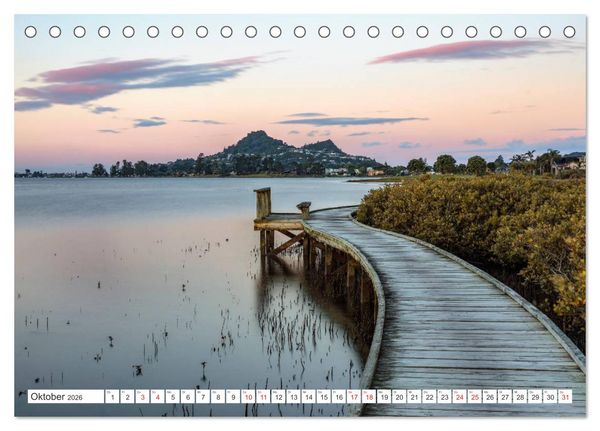 Produktbild: Neuseeland Nordinsel - Das Land der Hobbits und Vulkane (Tischkalender 2026 DIN A5 quer), CALVENDO Monatskalender