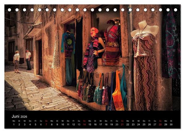 Produktbild: Rovinj Impressionen (Tischkalender 2026 DIN A5 quer), CALVENDO Monatskalender