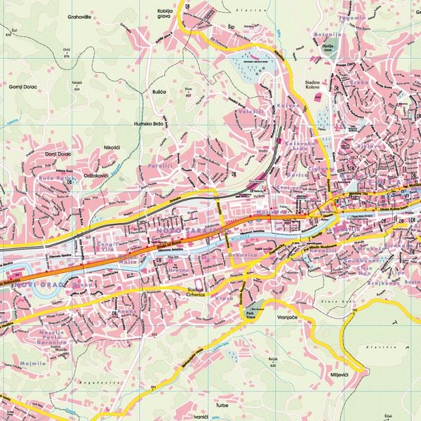 Produktbild: freytag & berndt Stadtplan Sarajewo 1:17.500