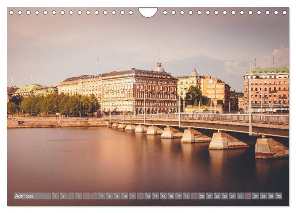 Produktbild: Stockholm - Nordische Sch&ouml;nheit (Wandkalender 2026 DIN A4 quer), CALVENDO Monatskalender