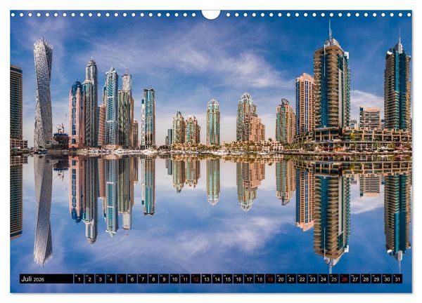 Produktbild: DUBAI - 2026 (Wandkalender 2026 DIN A3 quer), CALVENDO Monatskalender
