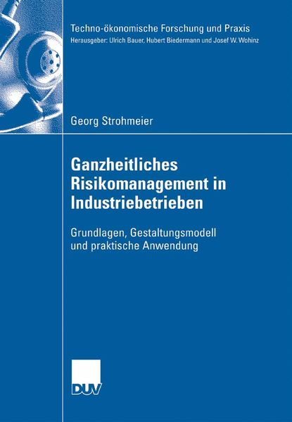 Produktbild: Ganzheitliches Risikomanagement in Industriebetrieben