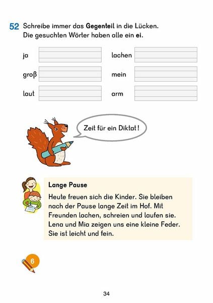 Produktbild: Deutsch 2. Klasse &Uuml;bungsheft - Rechtschreiben und Diktate