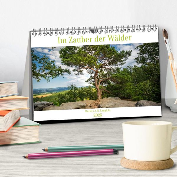 Produktbild: Im Zauber der W&auml;lder (Tischkalender 2026 DIN A5 quer), CALVENDO Monatskalender