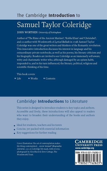 Produktbild: The Cambridge Introduction to Samuel Taylor Coleridge
