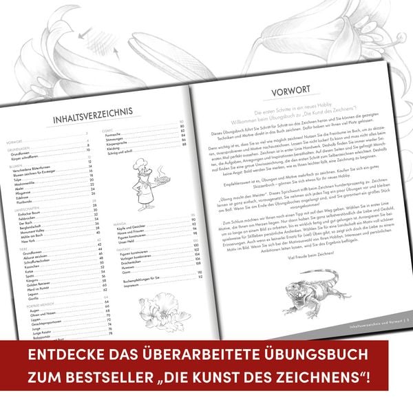 Produktbild: Die Kunst des Zeichnens &Uuml;bungsbuch. Mit neuem Trainingskonzept