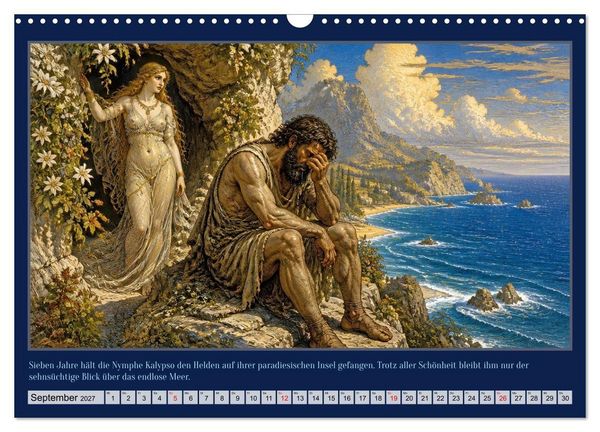 Produktbild: Gegen Sturm und G&ouml;tter: Die Heimkehr des Odysseus (Wandkalender 2027 DIN A3 quer), CALVENDO Monatskalender