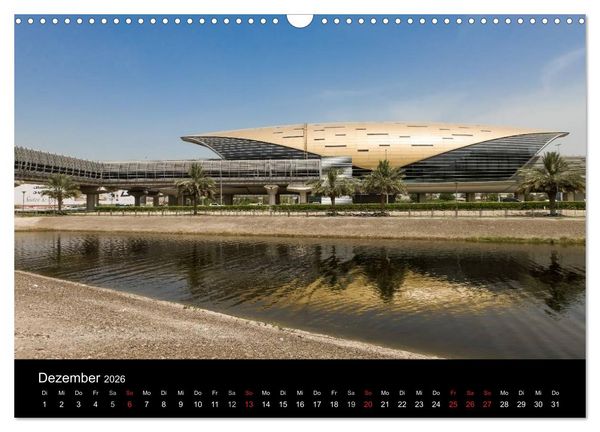 Produktbild: Faszination Dubai (Wandkalender 2026 DIN A3 quer), CALVENDO Monatskalender