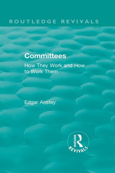Produktbild: Routledge Revivals: Committees (1963)