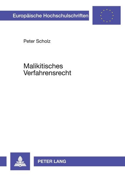 Produktbild: Malikitisches Verfahrensrecht