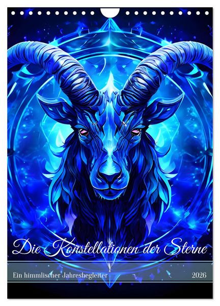 Die Konstellationen der Sterne (Wandkalender 2026 DIN A4 hoch), CALVENDO Monatskalender