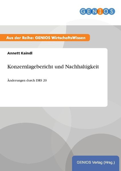 Produktbild: Konzernlagebericht und Nachhaltigkeit