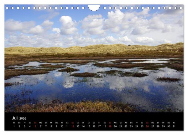 Produktbild: D&auml;nemark - Umgebung von Hvide Sande (Wandkalender 2026 DIN A4 quer), CALVENDO Monatskalender