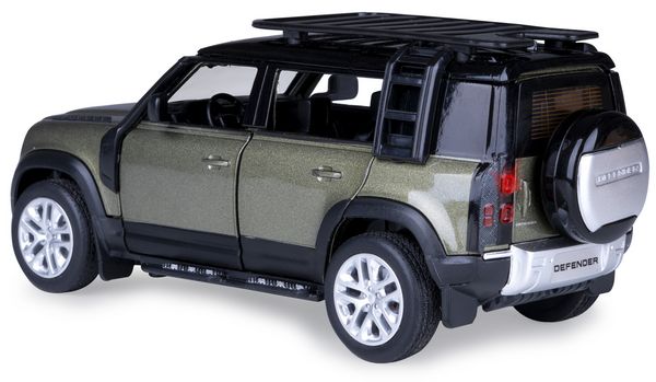 Produktbild: Land Rover Defender 110 Diecast 1:32 gr&uuml;n inkl. Knopfzellen