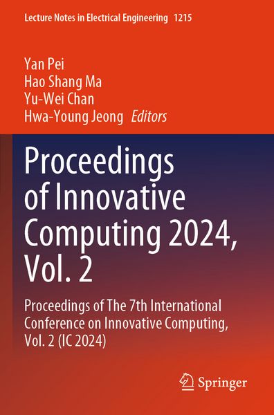 Produktbild: Proceedings of Innovative Computing 2024, Vol. 2