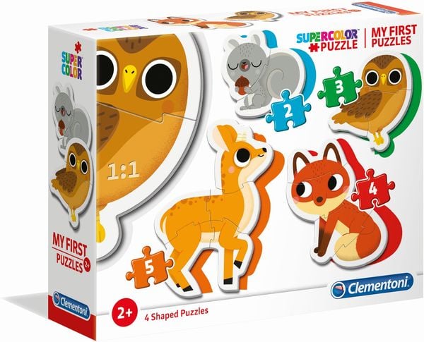 Clementoni - My First Puzzles - Waldtiere