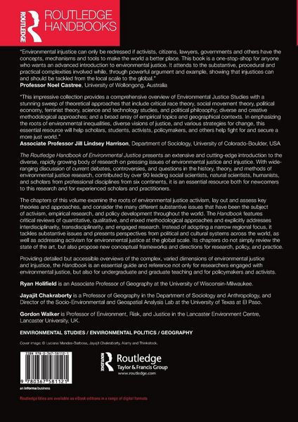 Produktbild: The Routledge Handbook of Environmental Justice