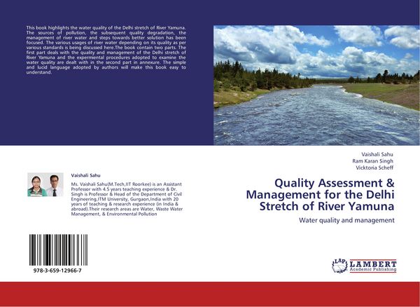 Produktbild: Quality Assessment & Management for the Delhi Stretch of River Yamuna