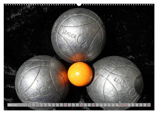 Produktbild: Boule. Konzentration - Sport - Entspannung (Wandkalender 2026 DIN A2 quer), CALVENDO Monatskalender