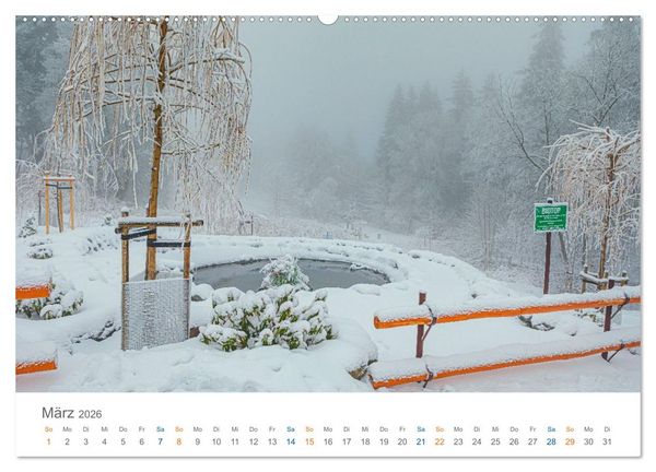 Produktbild: Oberhof - Urlaubsparadies am Rennsteig (hochwertiger Premium Wandkalender 2026 DIN A2 quer), Kunstdruck in Hochglanz